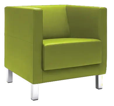 VELA - 1H, křeslo, látka VX EV 20 - látka zelená